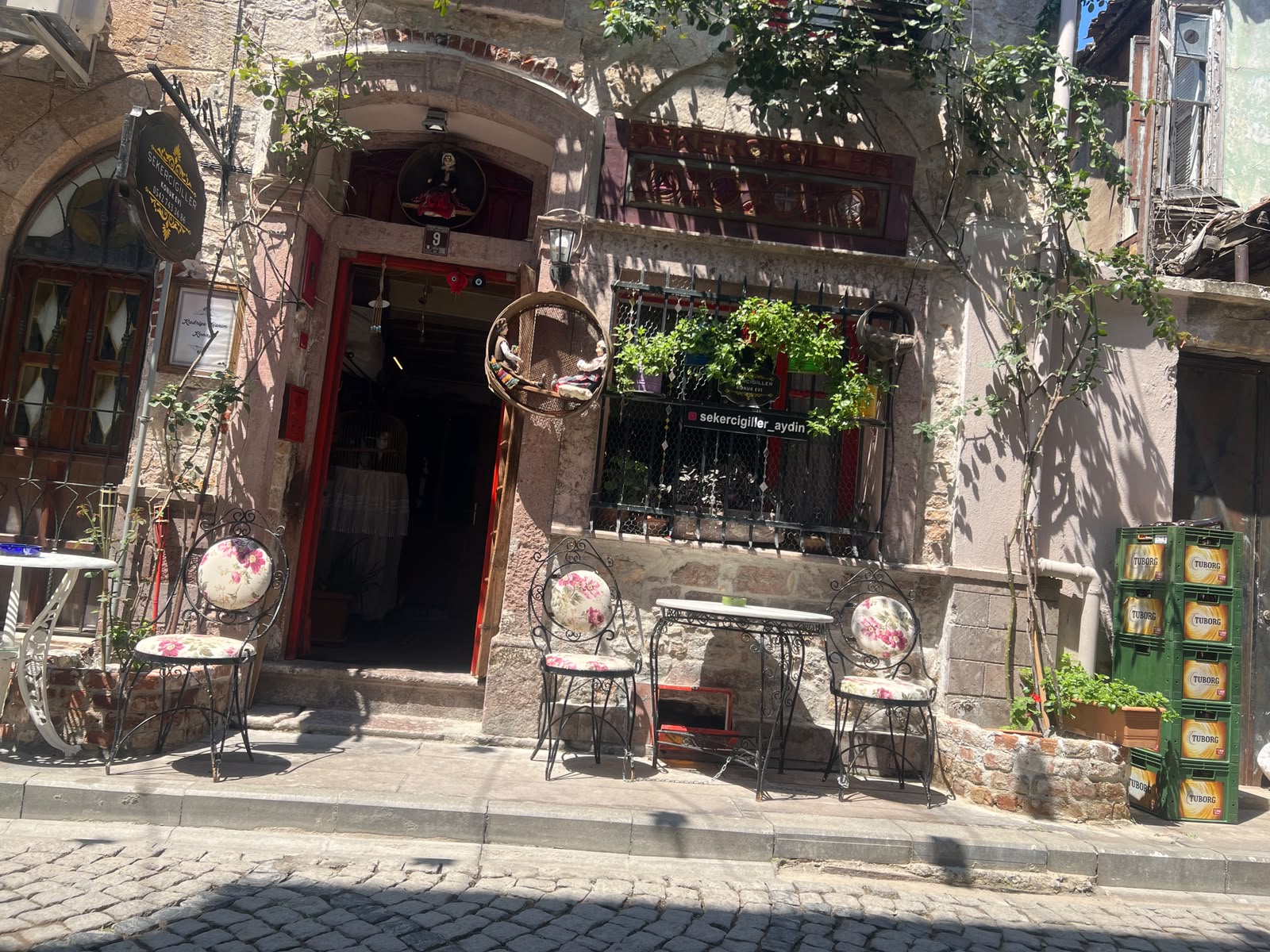 Şekercigiller Konuk Evi taş cephe